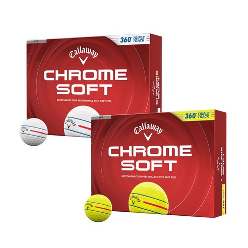 골프공 캘러웨이 2026 크롬소프트 360 트리플 트랙 볼 3피스 CHROME SOFT 360 TT 2026 최저가 할인 비교